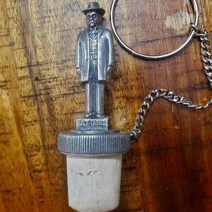 Jack Daniel's 1850-1911 Pewter Cork Bottle Stopper